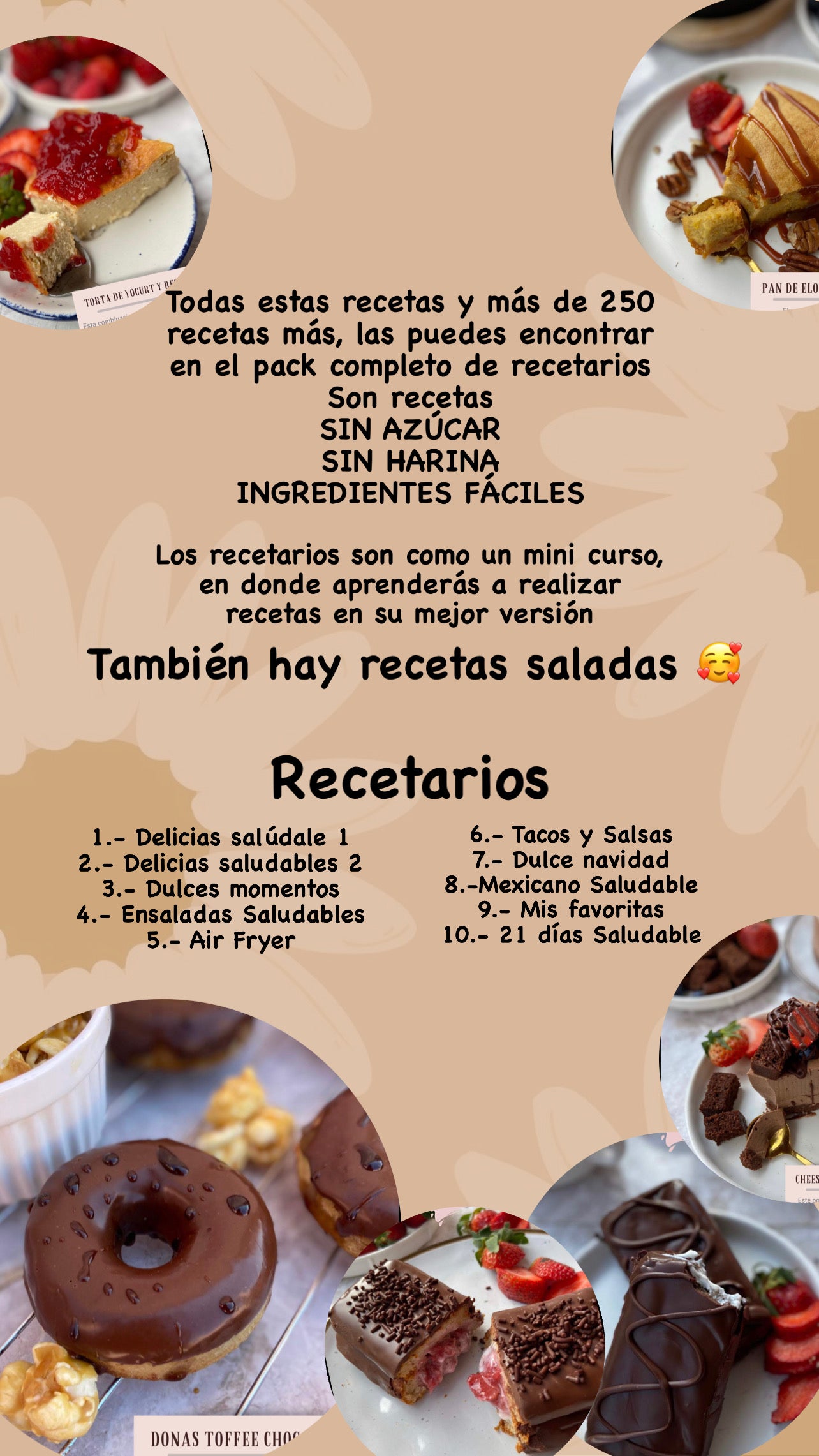 Pack Completo (11 Recetarios) 75% 0FF más de 300 recetas