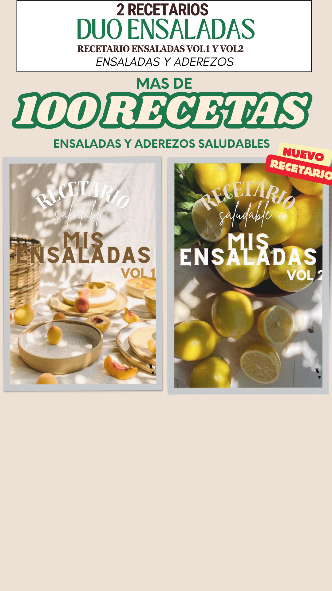 DUO Mis Ensaladas VOL 1 Y 2