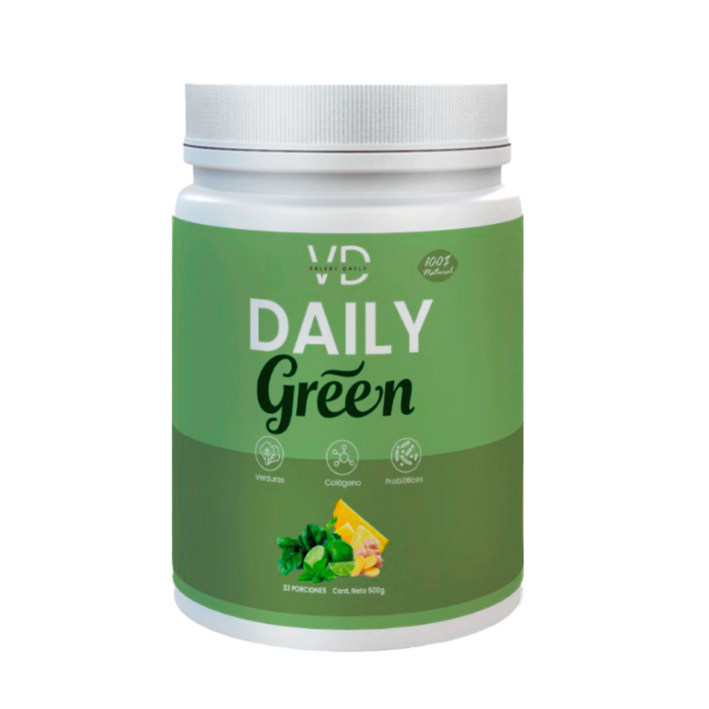 Daily Green 🍍🥒 (𝗝𝘂𝗴𝗼 𝘃𝗲𝗿𝗱𝗲 𝗲𝗻 𝗽𝗼𝗹𝘃𝗼, 𝗖𝗼𝗹𝗮𝗴𝗲𝗻𝗼 𝘆 𝗣𝗿𝗼𝗯𝗶𝗼́𝘁𝗶𝗰𝗼)