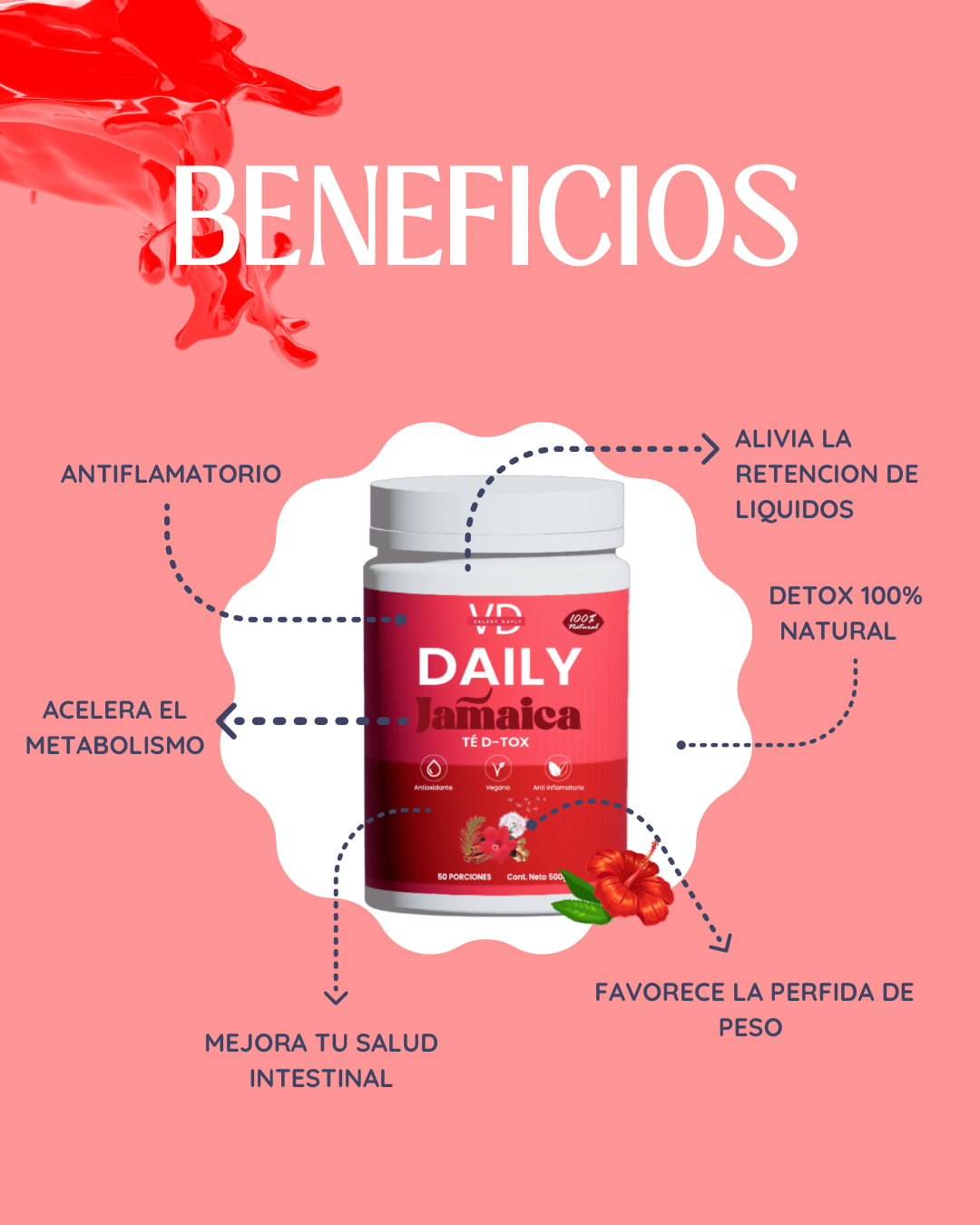 Jamaica Té D-TOX 🌺(𝗔𝗻𝘁𝗶𝗳𝗹𝗮𝗺𝗮𝘁𝗼𝗿𝗶𝗼)