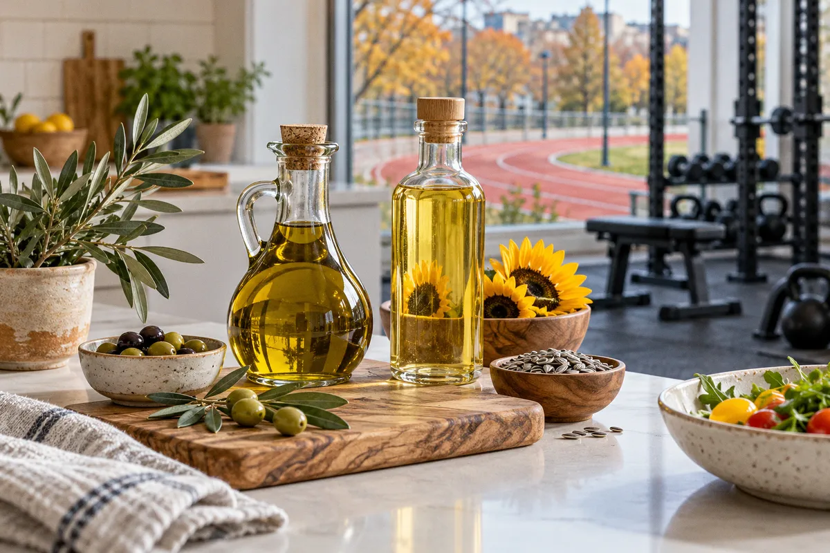 Aceite de oliva o de girasol: cuatro claves nutricionales para cocinar en etapa de definición
