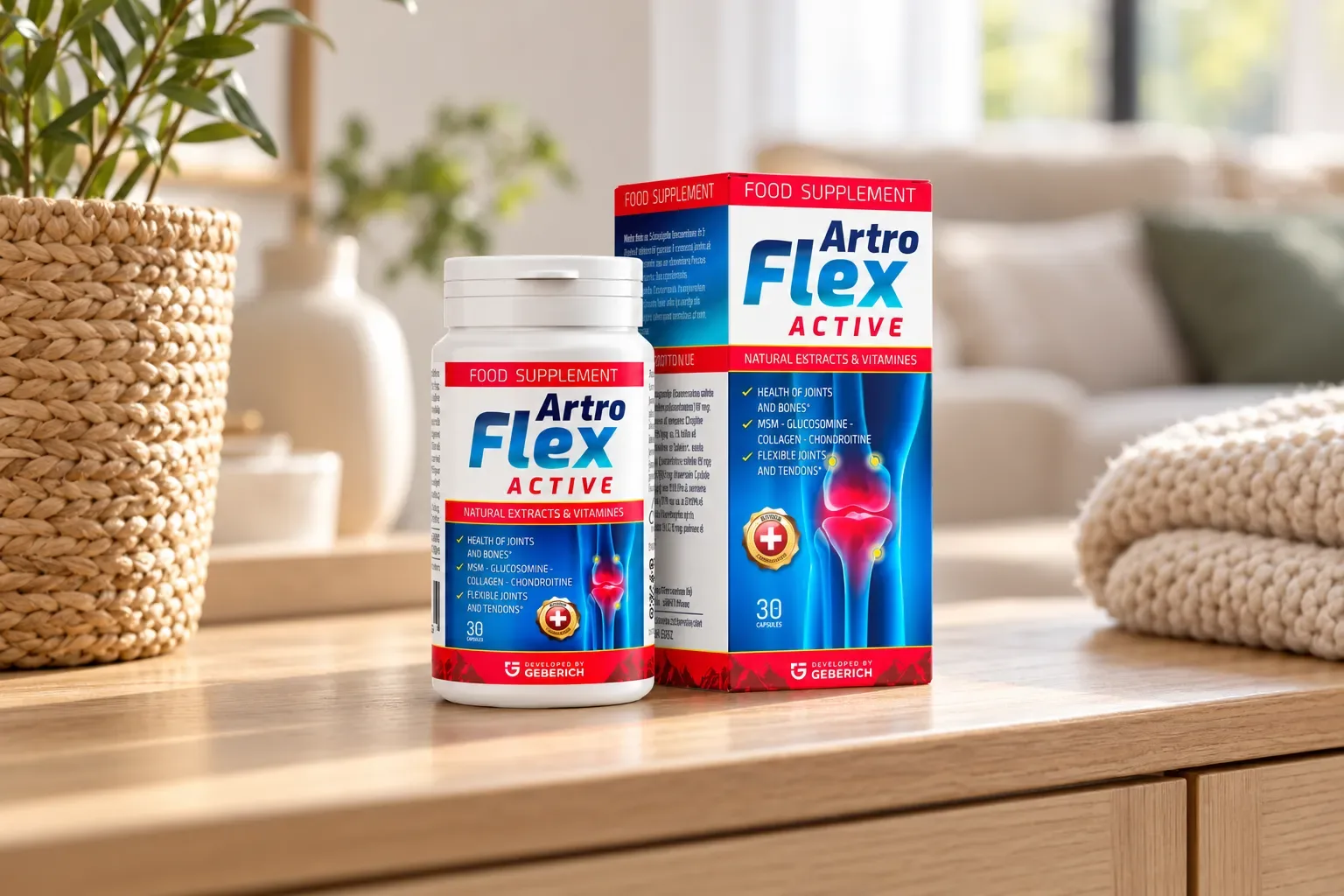 ArtroFlex Active — el envase en el día a día