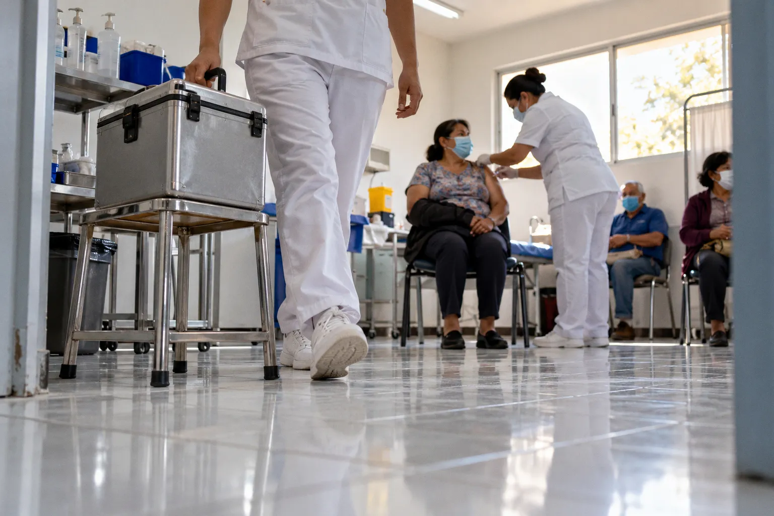 Campaña de vacunación invernal del IMSS en Tamaulipas y su impacto en el entrenamiento