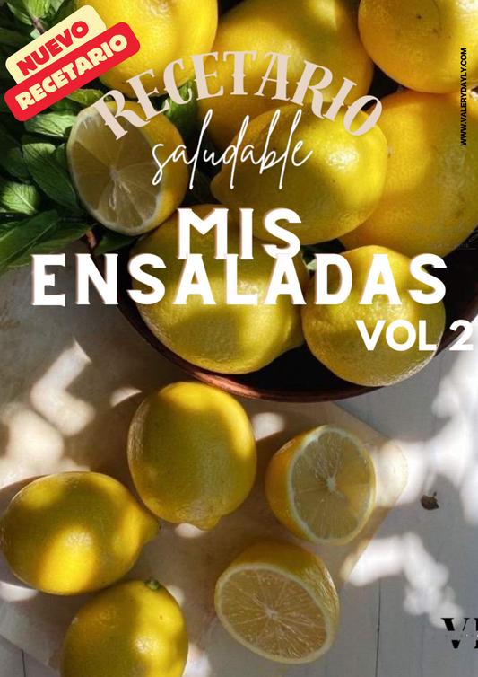 Recetario Saludable Mis Ensaladas VOL 2