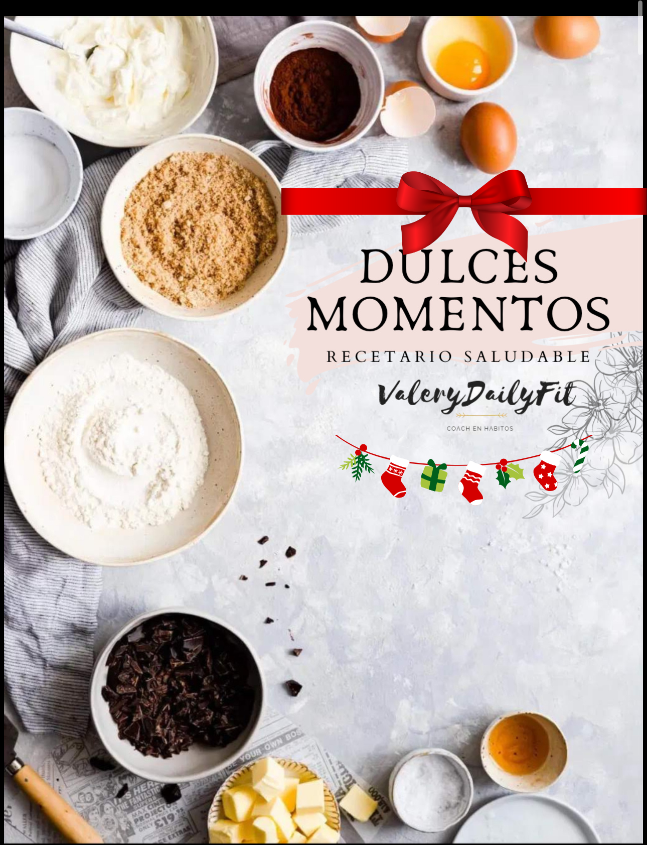 Recetario Dulces Momentos (𝗣𝗼𝘀𝘁𝗿𝗲𝘀  NAVIDEÑOS ✨🍒🎄🍷𝗦𝗜𝗡 𝗔𝗭𝗨𝗖𝗔𝗥)