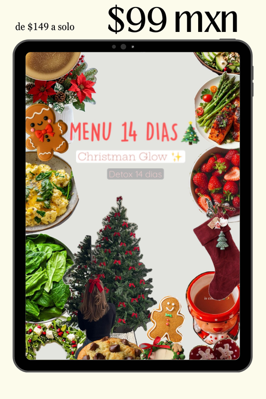 Menu DETOX CHRISTMAN GLOW - DETOX 14 DIAS